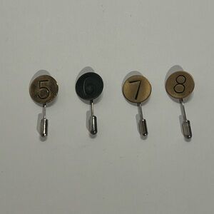 Goorin Bros. Vintage Number Pins (Set Of Four)